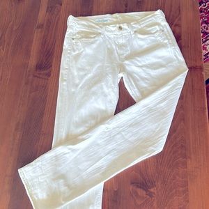 7 For All Mankind White Slimmy Jeans